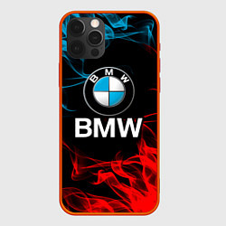 Чехол для iPhone 12 Pro Max Bmw Огонь, цвет: 3D-красный