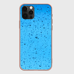 Чехол для iPhone 12 Pro Max Конденсат Капли, цвет: 3D-светло-розовый