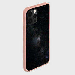 Чехол для iPhone 12 Pro Max Лонгслив Звезды и космос, цвет: 3D-светло-розовый — фото 2