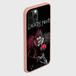 Чехол для iPhone 12 Pro Max Тетрадь смерти Ryuk, цвет: 3D-светло-розовый — фото 2