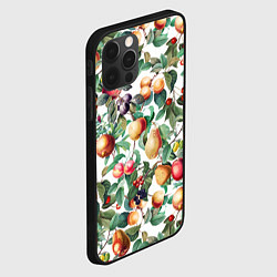 Чехол для iPhone 12 Pro Max Летний Фруктовый Сад, цвет: 3D-черный — фото 2