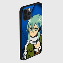 Чехол для iPhone 12 Pro Max Синон из Sword Art Online, цвет: 3D-черный — фото 2