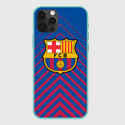 Чехол для iPhone 12 Pro Max Barcelona Абстракция, цвет: 3D-мятный