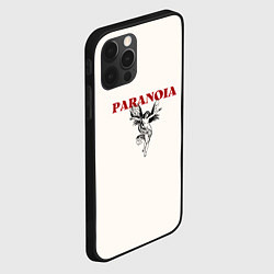 Чехол для iPhone 12 Pro Max Paranoia дизайн с ангелом, цвет: 3D-черный — фото 2