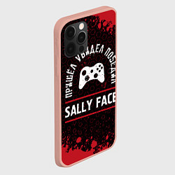 Чехол для iPhone 12 Pro Max Sally Face Пришел, Увидел, Победил, цвет: 3D-светло-розовый — фото 2