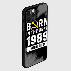 Чехол для iPhone 12 Pro Max Born In The USSR 1989 year Limited Edition, цвет: 3D-черный — фото 2