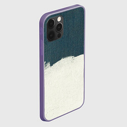 Чехол для iPhone 12 Pro Max Черно-белая размазня, цвет: 3D-серый — фото 2