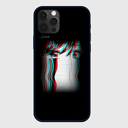 Чехол для iPhone 12 Pro Max Sad Neon Girl, цвет: 3D-черный