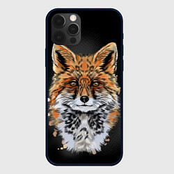 Чехол для iPhone 12 Pro Max Красивая лисица, цвет: 3D-черный