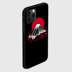 Чехол для iPhone 12 Pro Max Гора Фудзи Цветение сакуры, цвет: 3D-черный — фото 2
