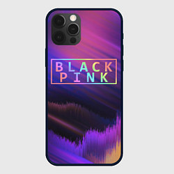 Чехол для iPhone 12 Pro Max BLACKPINK COLORS, цвет: 3D-черный