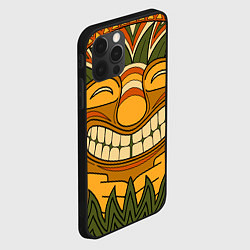 Чехол для iPhone 12 Pro Max Polynesian tiki LUCKY, цвет: 3D-черный — фото 2