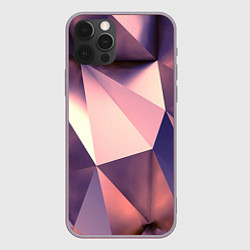 Чехол для iPhone 12 Pro Max Кристальная мозаика, цвет: 3D-серый