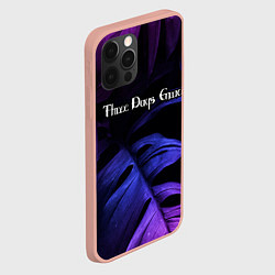 Чехол для iPhone 12 Pro Max Three Days Grace Neon Monstera, цвет: 3D-светло-розовый — фото 2
