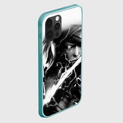 Чехол для iPhone 12 Pro Max МЕТАЛ ГИР СОЛИД- METAL GEAR, цвет: 3D-мятный — фото 2