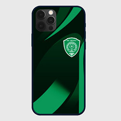 Чехол для iPhone 12 Pro Max Футбольный клуб АХМАТ ЧЕЧНЯ, цвет: 3D-черный