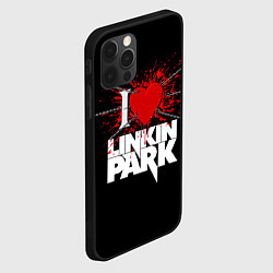 Чехол для iPhone 12 Pro Max Linkin Park Сердце, цвет: 3D-черный — фото 2