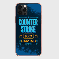 Чехол для iPhone 12 Pro Max Игра Counter Strike: PRO Gaming, цвет: 3D-светло-розовый