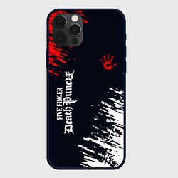 Чехол для iPhone 12 Pro Max Five Finger Death Punch - краска, цвет: 3D-черный