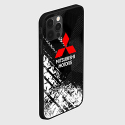 Чехол для iPhone 12 Pro Max Mitsubishi - След протектора, цвет: 3D-черный — фото 2