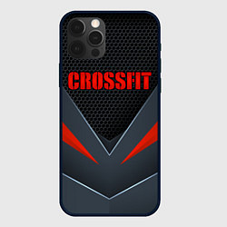 Чехол для iPhone 12 Pro Max CrossFit - Техно броня, цвет: 3D-черный