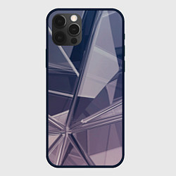 Чехол для iPhone 12 Pro Max Стеклянная мозаика, цвет: 3D-черный