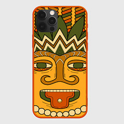 Чехол для iPhone 12 Pro Max Polynesian tiki CHILLING, цвет: 3D-красный