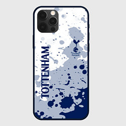 Чехол для iPhone 12 Pro Max Tottenham hotspur Брызги красок, цвет: 3D-черный