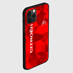 Чехол для iPhone 12 Pro Max Citroёn - logo, цвет: 3D-черный — фото 2