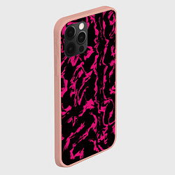 Чехол для iPhone 12 Pro Max Извилина, цвет: 3D-светло-розовый — фото 2
