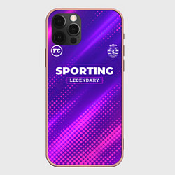 Чехол для iPhone 12 Pro Max Sporting legendary sport grunge, цвет: 3D-светло-розовый