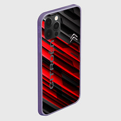 Чехол для iPhone 12 Pro Max Citroёn - sport, цвет: 3D-серый — фото 2