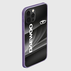 Чехол для iPhone 12 Pro Max Daewoo - абстракция, цвет: 3D-серый — фото 2