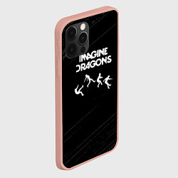 Чехол для iPhone 12 Pro Max Imagine Dragons - Alternative, цвет: 3D-светло-розовый — фото 2