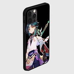 Чехол для iPhone 12 Pro Max Адепт Сяо - Минимализм, цвет: 3D-черный — фото 2