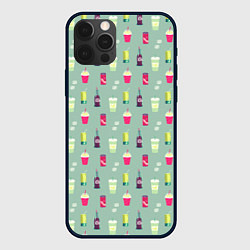 Чехол для iPhone 12 Pro Max Американские прохладительные напитки, цвет: 3D-черный