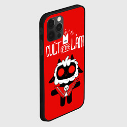Чехол для iPhone 12 Pro Max Cult of the Lamb ягненок, цвет: 3D-черный — фото 2