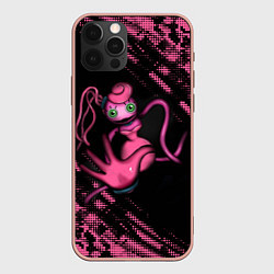 Чехол для iPhone 12 Pro Max Mommy long legs pink, цвет: 3D-светло-розовый