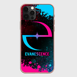 Чехол для iPhone 12 Pro Max Evanescence - neon gradient, цвет: 3D-светло-розовый