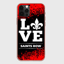 Чехол для iPhone 12 Pro Max Saints Row love классика, цвет: 3D-светло-розовый