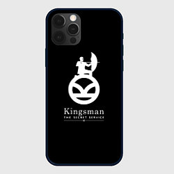 Чехол для iPhone 12 Pro Max Kingsman logo, цвет: 3D-черный