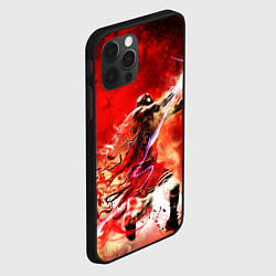 Чехол для iPhone 12 Pro Max Jordan Graffiti Art, цвет: 3D-черный — фото 2