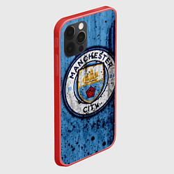 Чехол для iPhone 12 Pro Max Манчестер Сити Лого, цвет: 3D-красный — фото 2