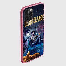 Чехол для iPhone 12 Pro Max Dead island 2 герой в ночи, цвет: 3D-малиновый — фото 2