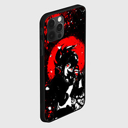 Чехол для iPhone 12 Pro Max Куки шинобу - Мрачный Геншин, цвет: 3D-черный — фото 2