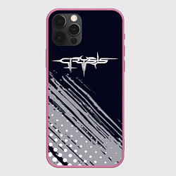 Чехол для iPhone 12 Pro Max Crysis Remastered - краска, цвет: 3D-малиновый