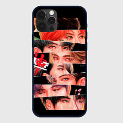 Чехол для iPhone 12 Pro Max Stray Kids eyes full, цвет: 3D-черный