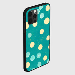 Чехол для iPhone 12 Pro Max Нарисованные кружочки радости, цвет: 3D-черный — фото 2