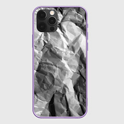 Чехол для iPhone 12 Pro Max Имитация скалы, цвет: 3D-сиреневый