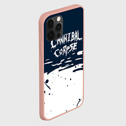 Чехол для iPhone 12 Pro Max Cannibal Corpse краска, цвет: 3D-светло-розовый — фото 2